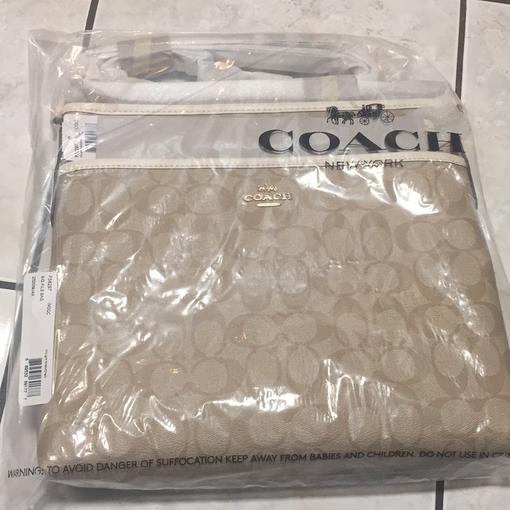 Official Coach File Bag Brand New With Tag
